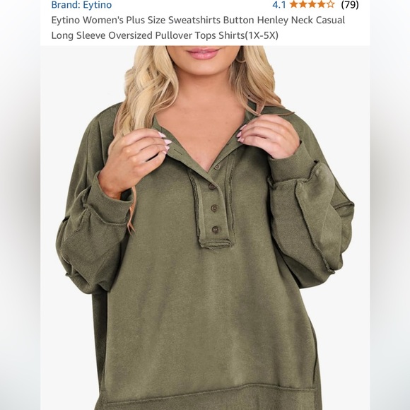 Women’s plus pullover - Picture 5 of 5